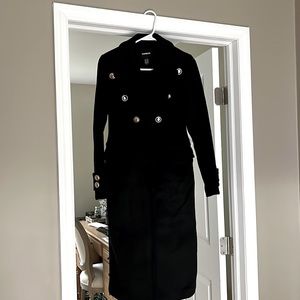 Express black coat NWOT